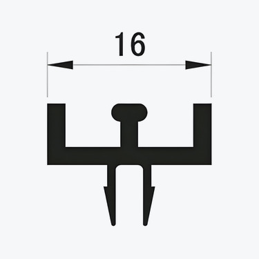 Lower Side Track for sliding Doors - E002